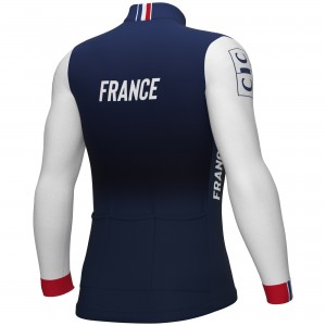 Herren Ale Französische Nationalmannschaft 2025 langarmtrikot Radtrikot Kaufen