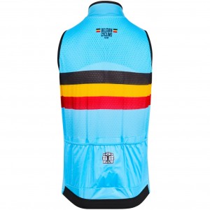 Herren Bioracer Belgischen National 2025 Icon weste Radtrikot Kaufen