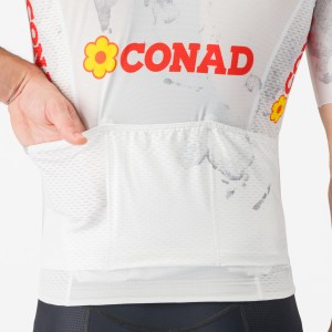 Herren Weiße Trikot Giro d'Italia 2025 Competizione 3 Radtrikot Kaufen