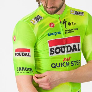Herren Castelli Soudal Quick-Step 2025 Competizione 3 trikot-Visibility 25 Radtrikot Kaufen