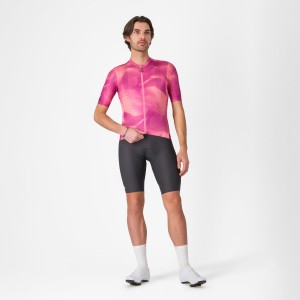 Herren Trikot Giro d'Italia 2025 Espresso-Rosa Radtrikot Kaufen