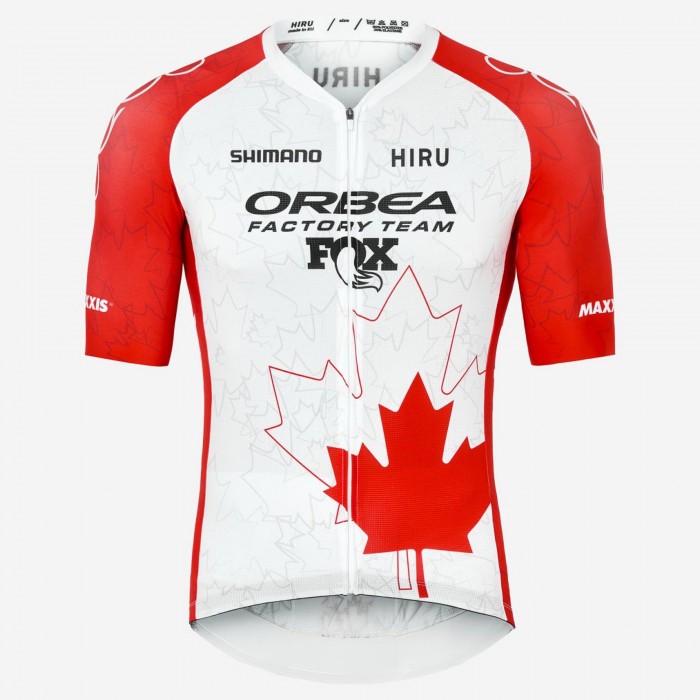 Herren Hiru Orbea Factory Team 2025 Core trikot-Kanadischer Meister Radtrikot Kaufen