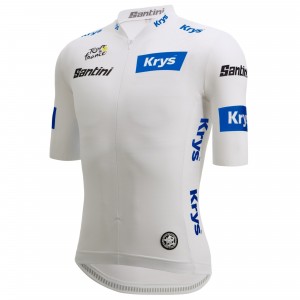 Herren Weiße Trikot Tour de France 2025 Offiziell Radtrikot Kaufen