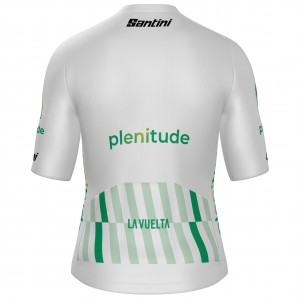 Herren Santini Weiss Vuelta Espana 2025 trikot Radtrikot Kaufen