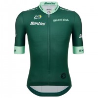 Herren Trikot Santini Grün Tour de France 2025 Offiziell Radtrikot Kaufen