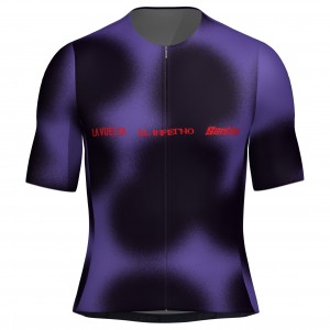 Herren Santini Vuelta Espana 2025 trikot-Angliru Radtrikot Kaufen