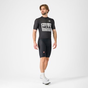 Herren Vintage Trikot Giro d'Italia 2025-Schwarz Radtrikot Kaufen