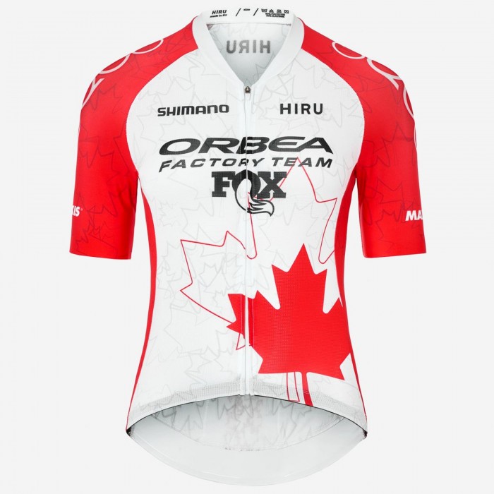 Damen Hiru Orbea Factory Team 2025 Core frau trikot-Kanadische Meisterin Radtrikot Kaufen