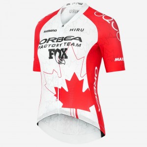 Damen Hiru Orbea Factory Team 2025 Core frau trikot-Kanadische Meisterin Radtrikot Kaufen