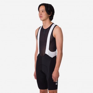 Herren Rapha Pro Team 3 tragerhose-Schwarz weiss Radtrikot Kaufen