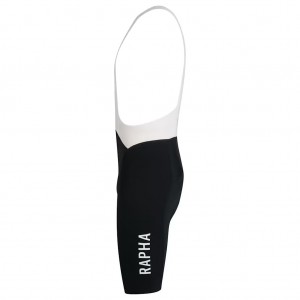 Herren Rapha Pro Team 3 tragerhose-Schwarz weiss Radtrikot Kaufen