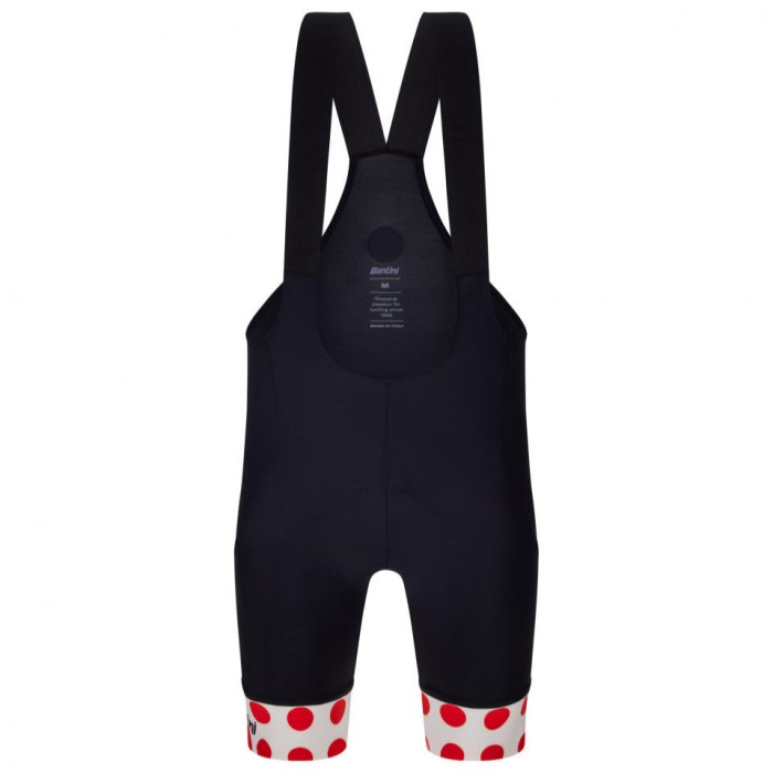 Herren Santini Pois Tour de France tragerhose 2025 Radtrikot Kaufen
