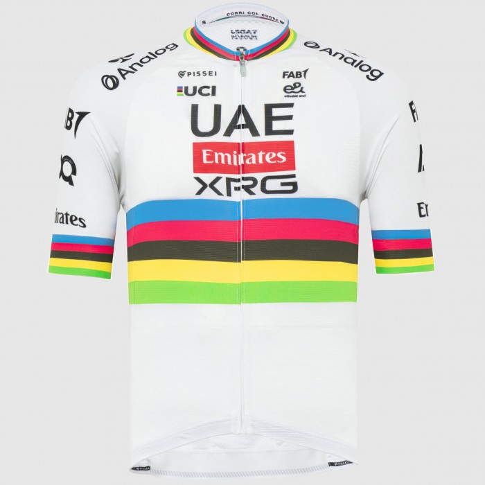Herren UAE Team Emirates 2025 Pissei trikot-Tadej Pogacar Radtrikot Kaufen