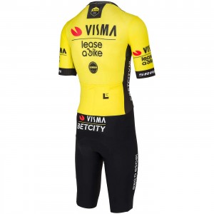 Herren Team Visma Lease a bike 2025 Premium skinsuit Radtrikot Kaufen