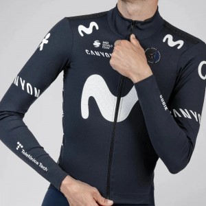 Herren Gobik Movistar 2025 Envy 2.0 jacke Radtrikot Kaufen