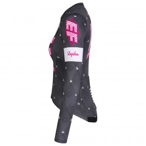 Damen Rapha EF Education EasyPost langarm frau trikot 2025 Radtrikot Kaufen