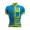 2016 ALE Graphics PRR Arcobaleno blau Radtrikot Kurzarm Radtrikot Kaufen