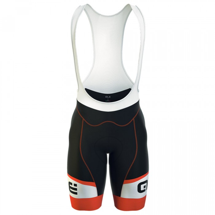 2016 ALE FORMULA 1.0 LOGO Kurz Trägerhose-Schwarz ORANGE Radtrikot Kaufen