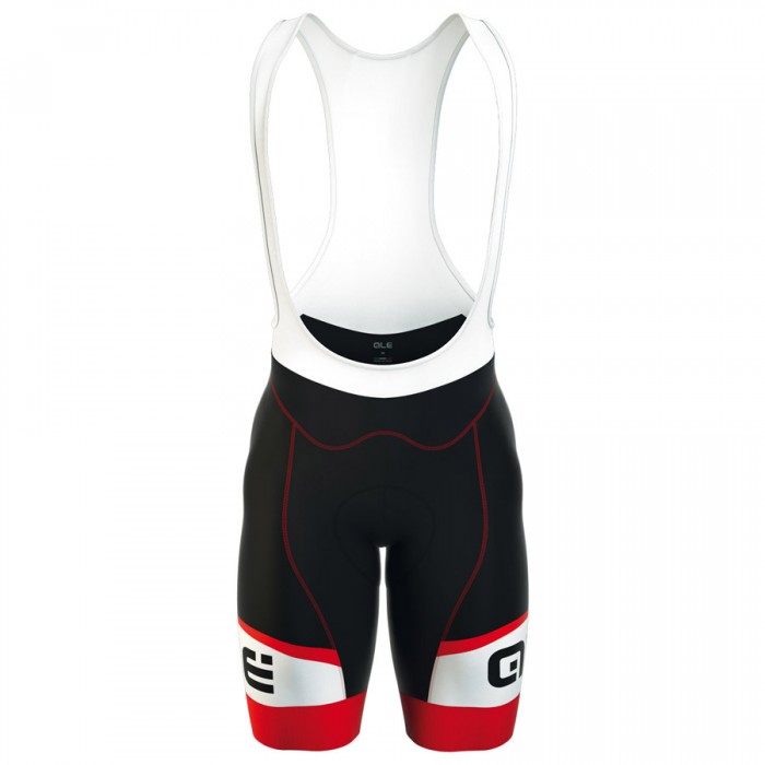 2016 ALE FORMULA 1.0 LOGO Kurz Trägerhose-Schwarz ROT Radtrikot Kaufen