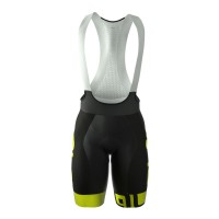 2016 Ale Graphics PRR Arcobaleno schwarz gelbs Fluo Fahrradbekleidung Kurz Trägerhose Radtrikot Kaufen