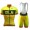 2016 Ale Graphics PRR New Bubbles gelbs Fluo Fahrradbekleidung Satz Fahrradtrikot Kurzarm Trikot und Kurz Trägerhose Radtrikot Kaufen