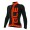 2016 ALE ARCOBALENO Radtrikot Langarm-Schwarz ORANGE FLUO Radtrikot Kaufen