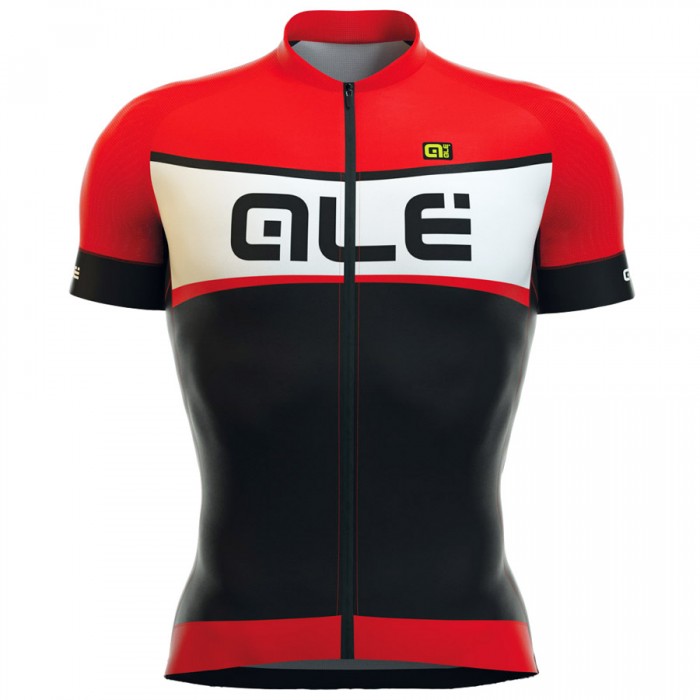 2016 ALE FORMULA 1.0 SPRINTER Radtrikot Kurzarm -Schwarz ROT Radtrikot Kaufen