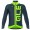 2016 ALE GRAPHICS PRR ARCOBALENO Radtrikot Langarm-BLAU Grün Radtrikot Kaufen