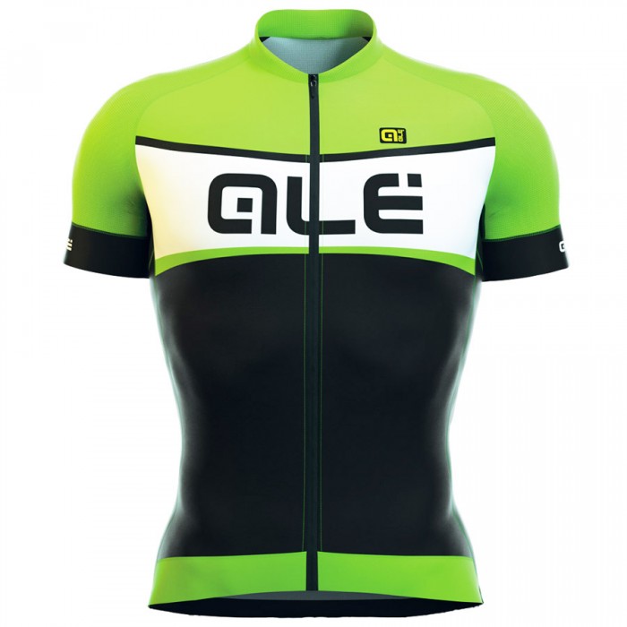 2016 ALE FORMULA 1.0 SPRINTER Radtrikot Kurzarm -Schwarz Grün Radtrikot Kaufen