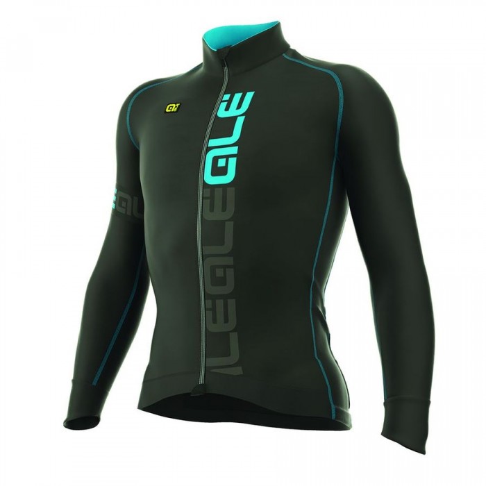 2016 ALE 3 SEASON Radtrikot Langarm-Schwarz LIGHT BLAU Radtrikot Kaufen