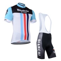 2016 Bianchi Fahrradbekleidung Satz Fahrradtrikot Kurzarm Trikot und Kurz Trägerhose Radtrikot Kaufen
