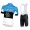 2016 Cofidis Champion d'Estonie blau Fahrradbekleidung Satz Fahrradtrikot Kurzarm Trikot und Kurz Trägerhose Radtrikot Kaufen