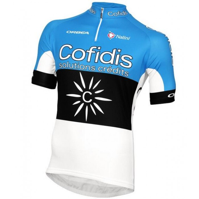 2016 Cofidis Champion d'Estonie blau Radtrikot Kurzarm Radtrikot Kaufen