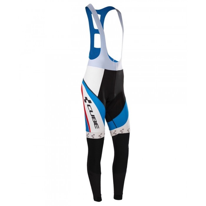 2016 Cube Teamline Weiß-Blau Lang Trägerhose Radtrikot Kaufen