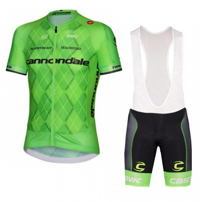 2016 Cannondale Fahrradbekleidung Satz Fahrradtrikot Kurzarm Trikot und Kurz Trägerhose 02 Radtrikot Kaufen