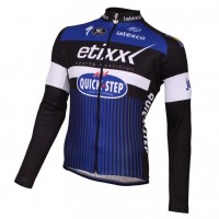 2016 Etixx-Quick Step Blau Radtrikot Langarm Radtrikot Kaufen