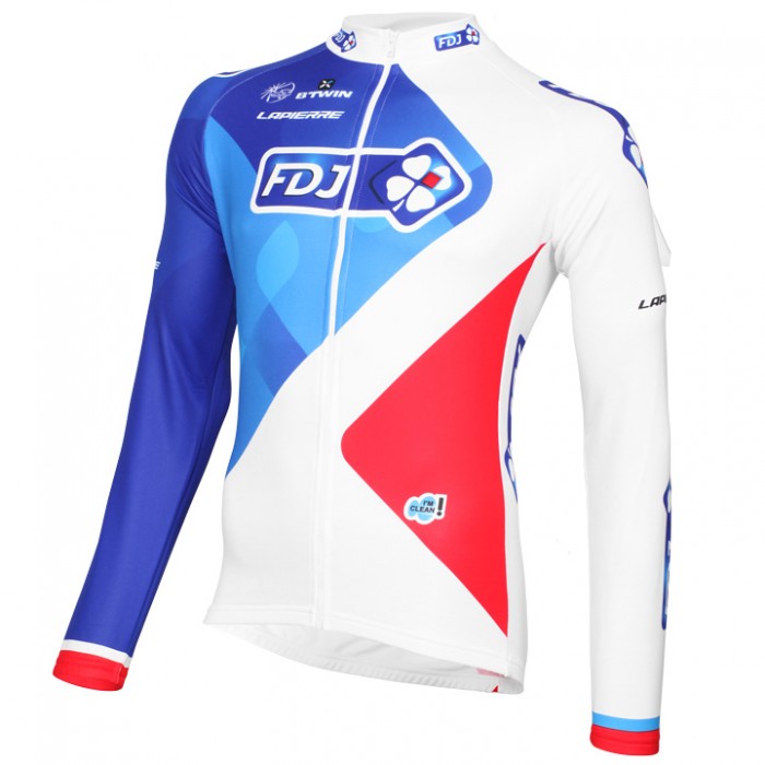 2016 FDJ Fahrradtrikot Langarm Radtrikot Kaufen