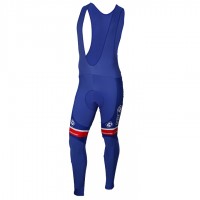 2016 Team FDJ Lange Trägerhose Blau Radtrikot Kaufen