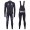 2016 GCN Sleek H20 Schwarz Fahrradbekleidung Satz Radtrikot Langarm+Lang Trägerhose Radtrikot Kaufen