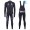 2016 GCN Sleek H20 Schwarz thermisch Fahrradbekleidung Satz Radtrikot Langarm+Lang Trägerhose Radtrikot Kaufen