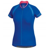 2016 GORE Radtrikot Kurzarm Damen Power 3.0 blau Radtrikot Kaufen