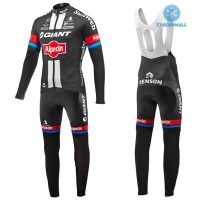 2016 Team Giant-Alpecin thermisch Fahrradbekleidung Satz Radtrikot Langarm+Lang Trägerhose Radtrikot Kaufen