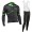 2016 Northwave Grün Schwarz Fahrradbekleidung Langarm Radtrikot und Trägerhosen Set Radtrikot Kaufen