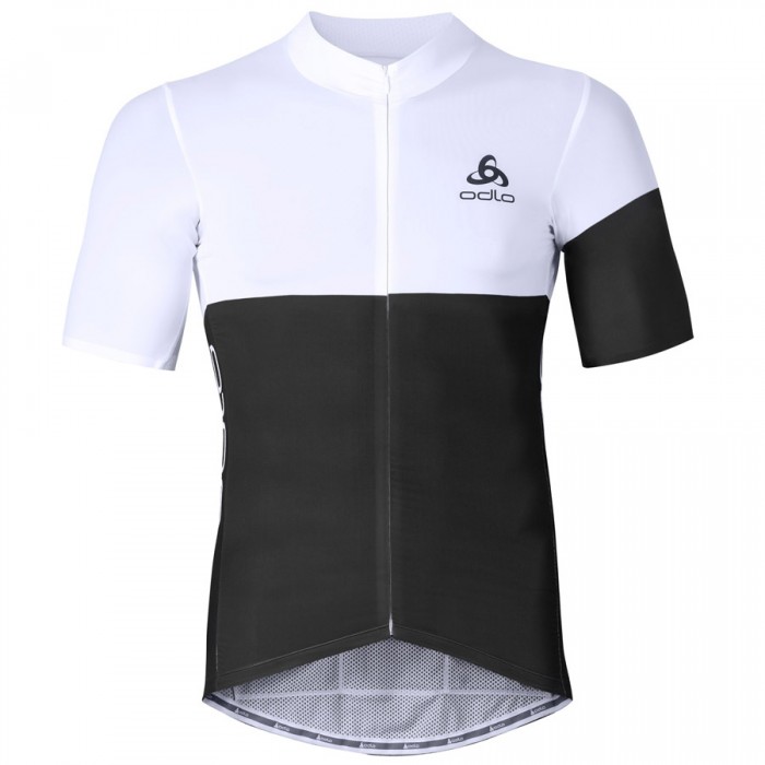 2016 Odlo Kamikaze Weiß schwarz Fahrradbekleidung Kurzarm Radtrikot Radtrikot Kaufen