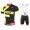 2016 Pinarello Bandiera schwarz-geel Fahrradbekleidung Satz Radtrikot Kurzarm+Kurz Trägerhose Radtrikot Kaufen