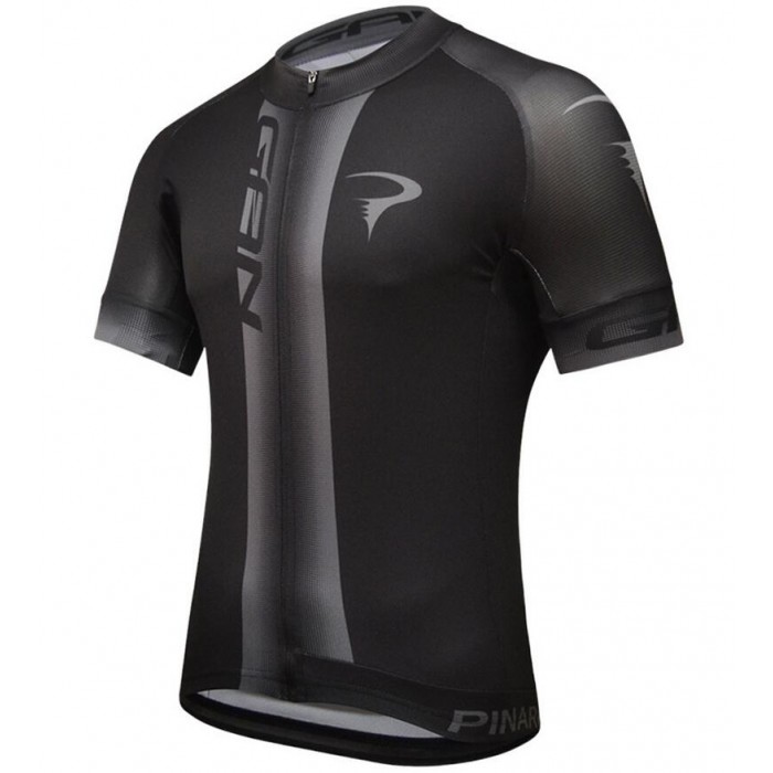2016 Pinarello Gan Fahrradbekleidung Kurzarm Radtrikot schwarz gris Radtrikot Kaufen