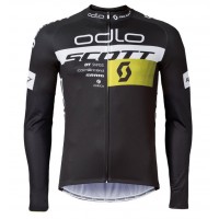 2016 Scott ODLO Team Schwarz Radtrikot Langarm Radtrikot Kaufen