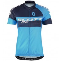 2016 Scott RC Pro schwarz blau Damens Radtrikot Kurzarm Radtrikot Kaufen