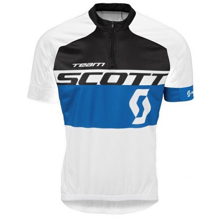 2016 Scott schwarz blau Radtrikot Kurzarm Radtrikot Kaufen