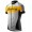 2016 Skins Promo Radtrikot Kurzarm schwarz Weiß gelb Radtrikot Kaufen